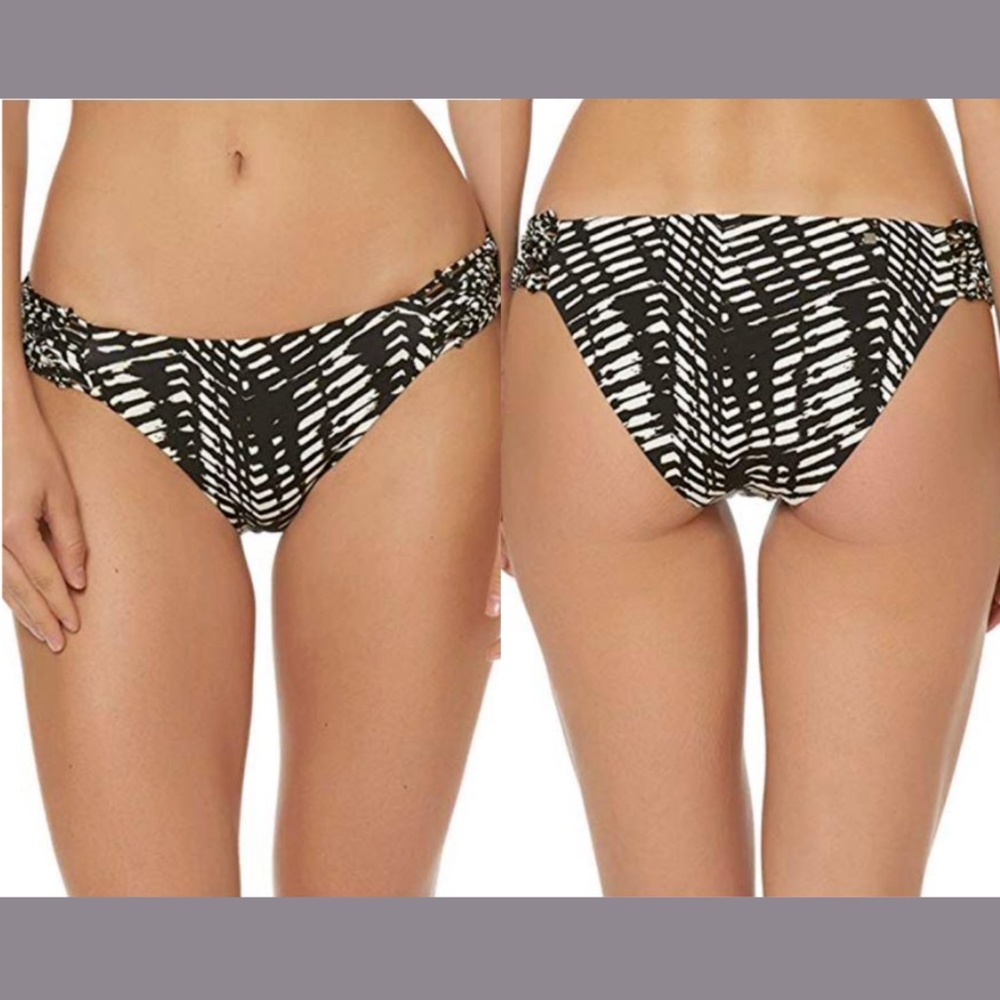 NEW Dolce Vita Jungle Beat Macrame Side Hipster‎ Bikini Bottom [SZ XS ]